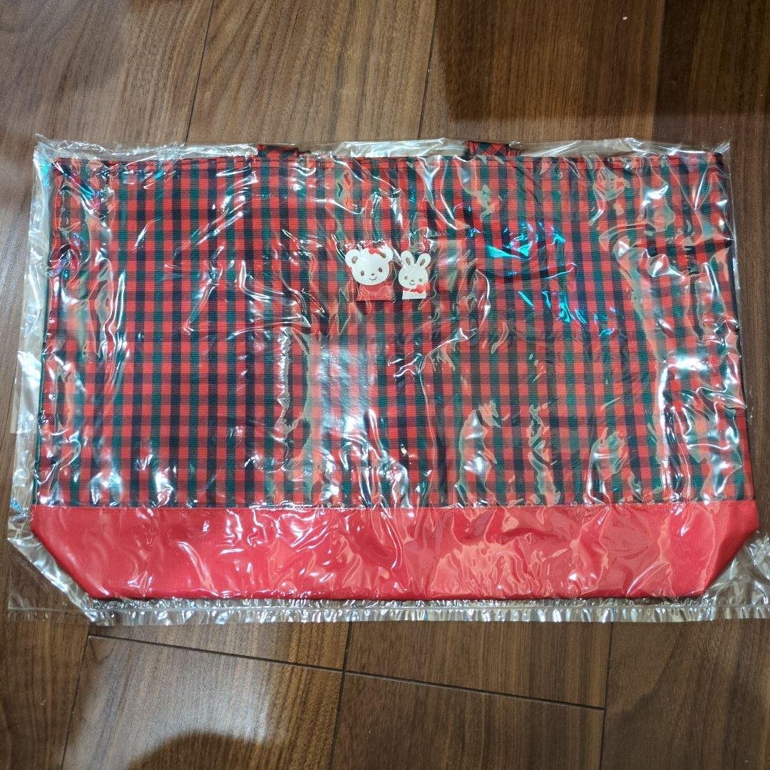 ファミリア　赤　レッスンバッグ　トート ファミリア レッスンバッグ：レッド | おせわ・体験 | こべっこ